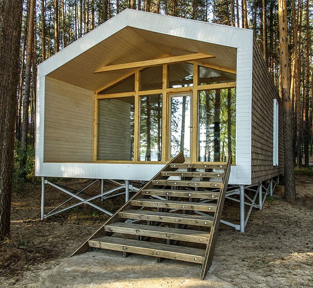 Сваи под каркасный дом в Алексине